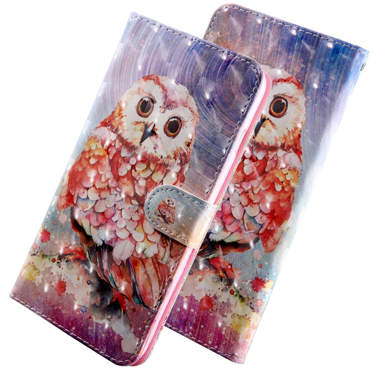 3D Coloured Drawing Pattern Horizontal Flip Leather Case with Holder & Card Slots & Wallet & Lanyard, for Xiaomi Redmi 7S / Redmi Note 7 Pro, for Galaxy A10E / A20E, for LG K50 / Q60, for Huawei Honor 20 Lite