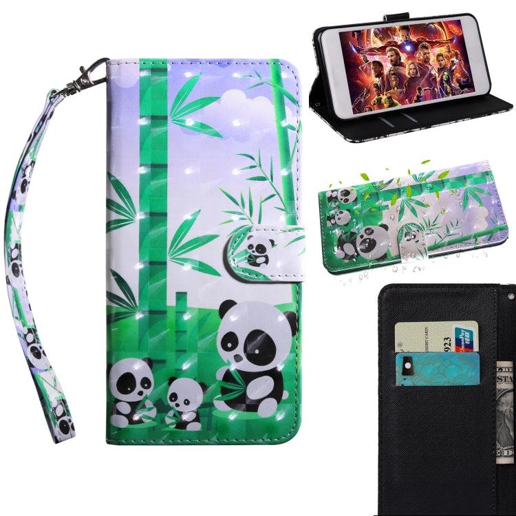 3D Painting Pattern Coloured Drawing Horizontal Flip TPU + PU Leather Case with Holder & Card Slots & Wallet, For iPhone 6 / 6S, For iPhone 6 Plus, For iPhone 7 / 8, For iPhone 7 Plus / 8 Plus, For iPhone XS Max, For iPhone X / XS, For iPhone XR