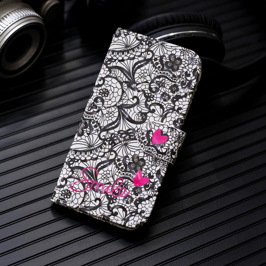 3D Painting Pattern Coloured Drawing Horizontal Flip PU Leather Case with Holder & Card Slots & Wallet