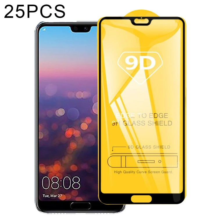 25 PCS 9D Full Glue Full Screen Tempered Glass Film, For Huawei P Smart Z, For Huawei Honor 10i / Honor 20 lite, For Huawei Honor 8A Pro, For Huawei Honor 20i, For Huawei Enjoy 9s, For Huawei Enjoy 9e, For Huawei Nova 4e, For Huawei Honor 8S�����������...