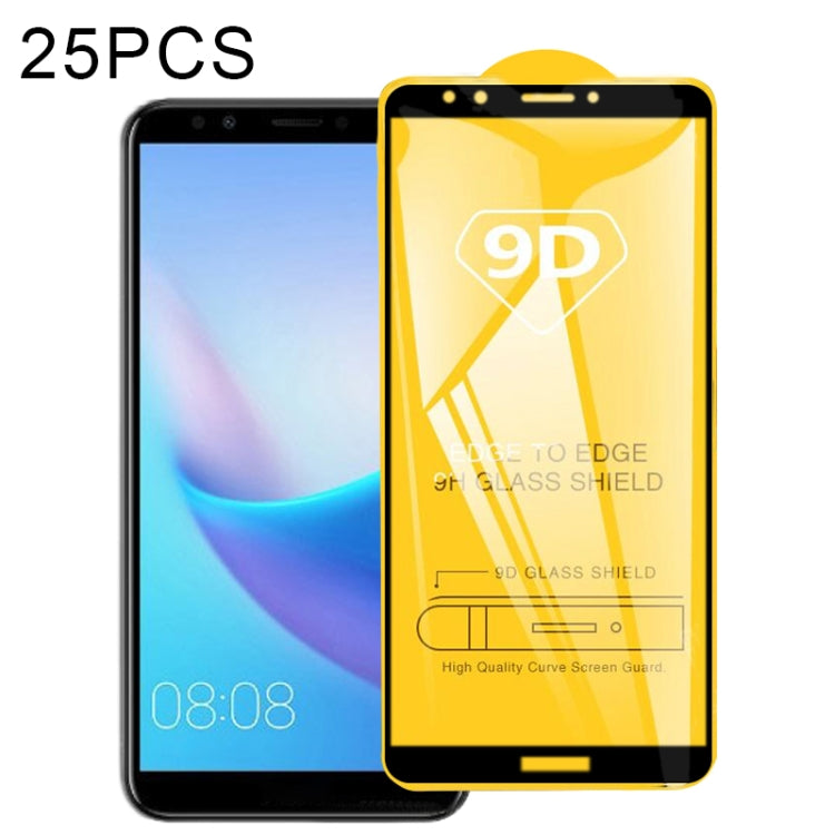 25 PCS 9D Full Glue Full Screen Tempered Glass Film, For Huawei P Smart Z, For Huawei Honor 10i / Honor 20 lite, For Huawei Honor 8A Pro, For Huawei Honor 20i, For Huawei Enjoy 9s, For Huawei Enjoy 9e, For Huawei Nova 4e, For Huawei Honor 8S�����������...