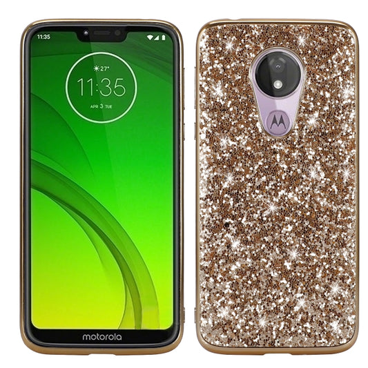 Plating Glittery Powder Shockproof TPU Case
