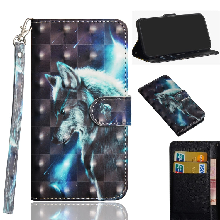 3D Painting Pattern Horizontal Flip TPU + PU Leather Case with Holder & Card Slots & Wallet, For iPhone 6 Plus / 6s Plus, For iPhone 6 / 6s, For iPhone 7 Plus, For iPhone SE 2022 / SE 2020 / 8 / 7, For iPhone 8 Plus, For iPhone XS / X, For iPhone XS Max