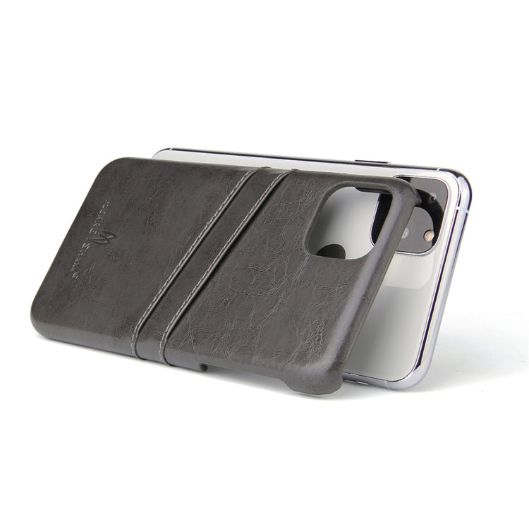 Fierre Shann Retro Oil Wax Texture PU Leather Case with Card Slots, For iPhone 11 Pro, For iPhone 11, For iPhone 11 Pro Max, for iPhone 11 Pro, for iPhone 11, for iPhone 11 Pro Max
