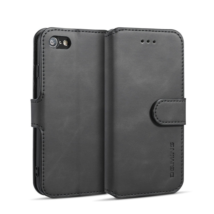 DG.MING Retro Oil Side Horizontal Flip Case with Holder & Card Slots & Wallet, for iPhone 7 / 8, for Galaxy Note 10, for Galaxy Note 10+, for Galaxy S9+, for Huawei P30 Lite, for Galaxy S9