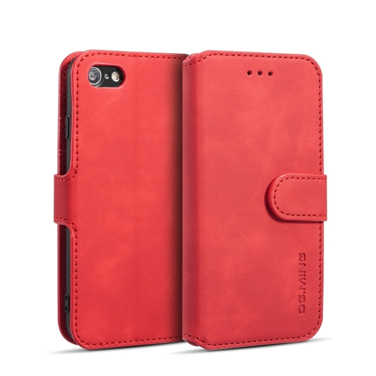 DG.MING Retro Oil Side Horizontal Flip Case with Holder & Card Slots & Wallet, for iPhone 7 / 8, for Galaxy Note 10, for Galaxy Note 10+, for Galaxy S9+, for Huawei P30 Lite, for Galaxy S9