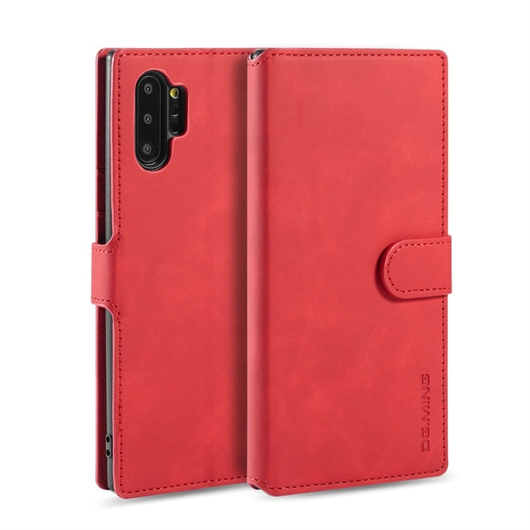 DG.MING Retro Oil Side Horizontal Flip Case with Holder & Card Slots & Wallet, for iPhone 7 / 8, for Galaxy Note 10, for Galaxy Note 10+, for Galaxy S9+, for Huawei P30 Lite, for Galaxy S9