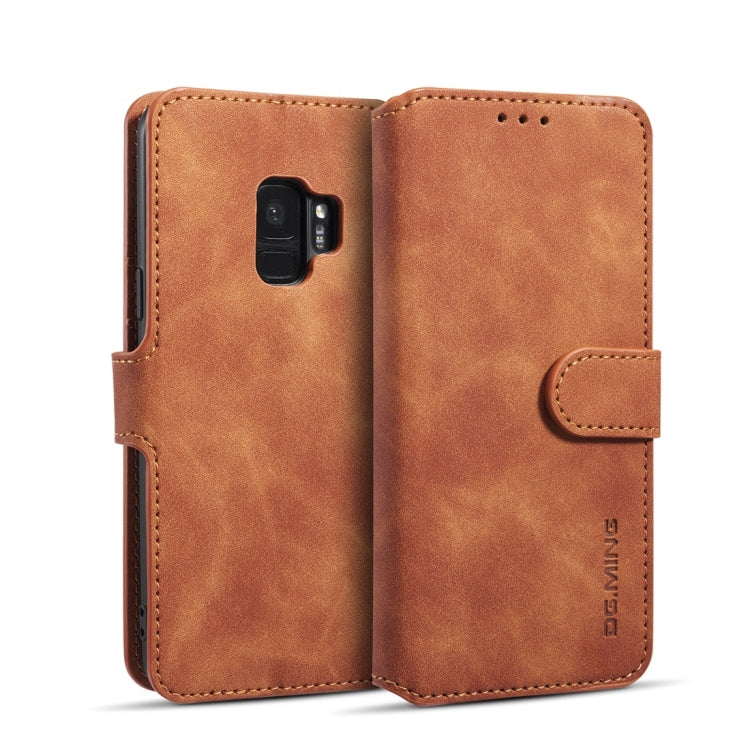 DG.MING Retro Oil Side Horizontal Flip Case with Holder & Card Slots & Wallet, for iPhone 7 / 8, for Galaxy Note 10, for Galaxy Note 10+, for Galaxy S9+, for Huawei P30 Lite, for Galaxy S9