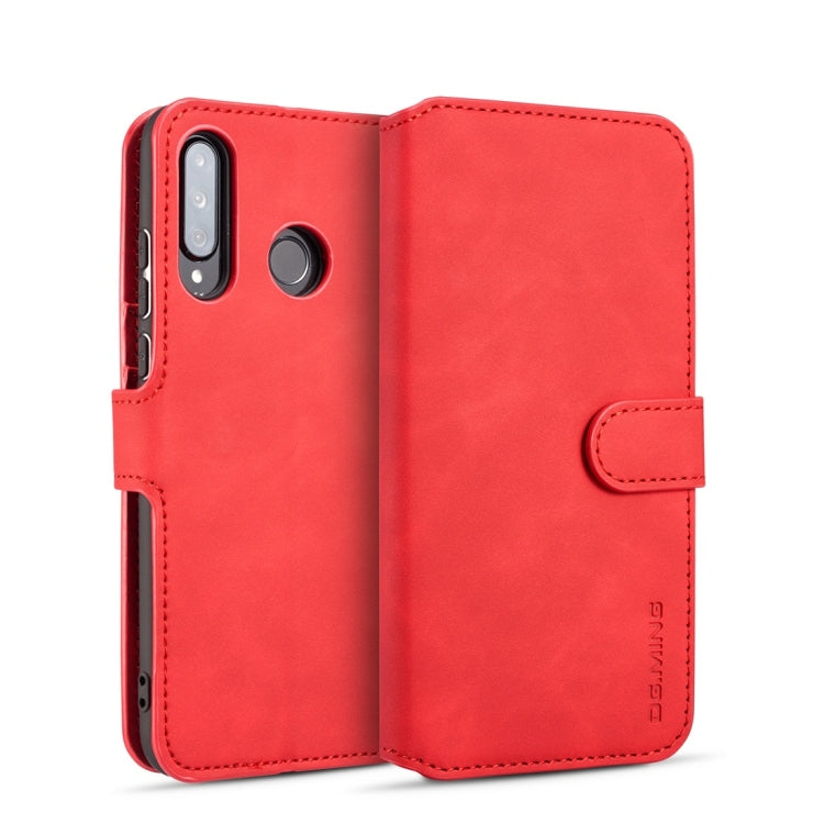 DG.MING Retro Oil Side Horizontal Flip Case with Holder & Card Slots & Wallet, for iPhone 7 / 8, for Galaxy Note 10, for Galaxy Note 10+, for Galaxy S9+, for Huawei P30 Lite, for Galaxy S9