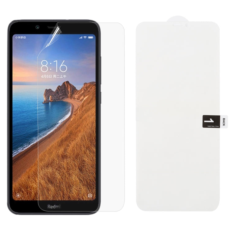 Soft Hydrogel Film Full Cover Front Protector for, For iPhone 6 / 7 / 8(1 PC), For iPhone 6 Plus(1 PC), For iPhone 7 Plus / 8 Plus(1 PC), For iPhone X / XS(1 PC), For iPhone XR(1 PC), iPhone XS Max, For LG V30 Plus(1 PC), For Xiaomi Redmi 7A (1 PC)����...