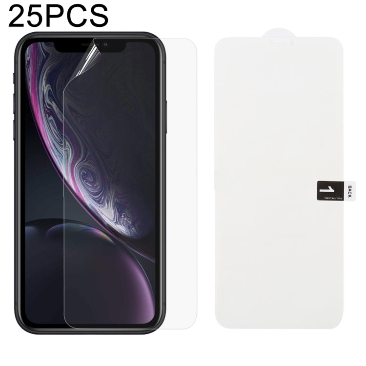 25 PCS Soft Hydrogel Film Full Cover Front Protector with Alcohol Cotton + Scratch Card for, For iPhone 6 / 7 / 8(25 PCS), For iPhone 6 Plus(25 PCS), For iPhone 7 Plus / 8 Plus(25 PCS), For iPhone X / XS(25 PCS), For iPhone XR(25 PCS), iPhone XS Max���...