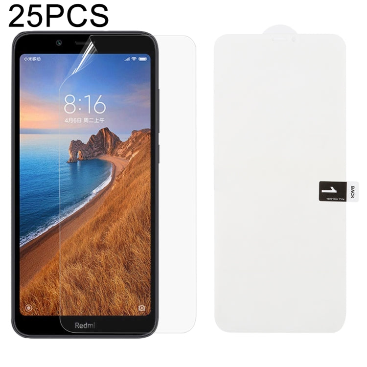 25 PCS Soft Hydrogel Film Full Cover Front Protector with Alcohol Cotton + Scratch Card for, For iPhone 6 / 7 / 8(25 PCS), For iPhone 6 Plus(25 PCS), For iPhone 7 Plus / 8 Plus(25 PCS), For iPhone X / XS(25 PCS), For iPhone XR(25 PCS), iPhone XS Max���...