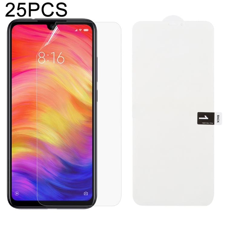25 PCS Soft Hydrogel Film Full Cover Front Protector with Alcohol Cotton + Scratch Card for, For iPhone 6 / 7 / 8(25 PCS), For iPhone 6 Plus(25 PCS), For iPhone 7 Plus / 8 Plus(25 PCS), For iPhone X / XS(25 PCS), For iPhone XR(25 PCS), iPhone XS Max���...