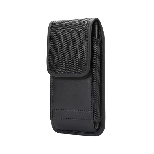 Multi-functional Universal Vertical Oxford Cloth Nylon Fabric Waist Bag With Card Slot for 6.4 Inch or Below Smartphones