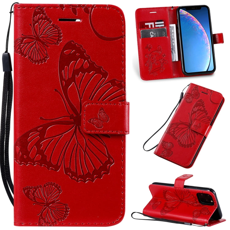 Pressed Printing Butterfly Pattern Horizontal Flip PU Leather Case with Holder & Card Slots & Wallet & Lanyard, For iPhone 11 Pro, For iPhone 11, For iPhone 11 Pro Max, For OPPO A1K / C2, For Vivo Y93 / Y91 / Y95, For Huawei P20 Lite 2019 / Nova 5i����...