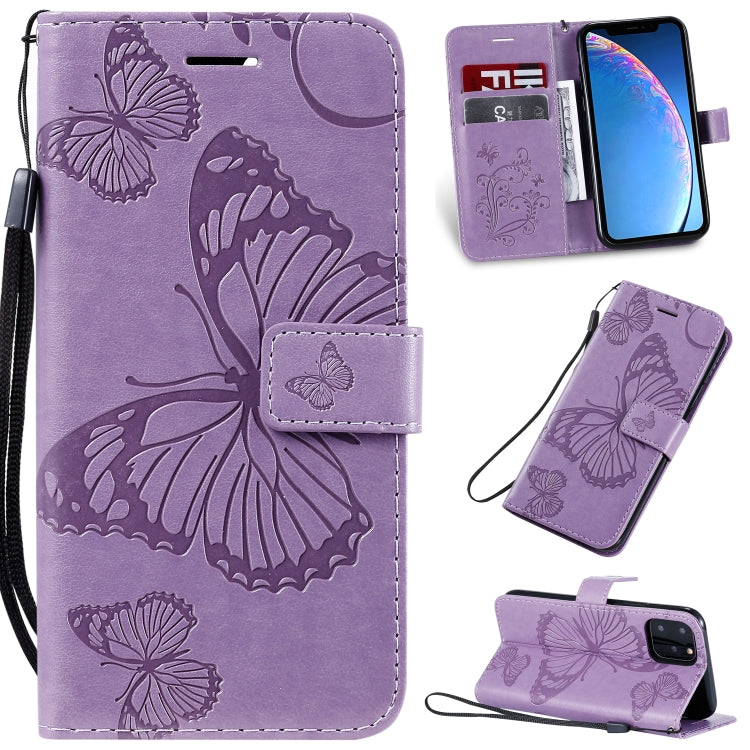 Pressed Printing Butterfly Pattern Horizontal Flip PU Leather Case with Holder & Card Slots & Wallet & Lanyard, For iPhone 11 Pro, For iPhone 11, For iPhone 11 Pro Max, For OPPO A1K / C2, For Vivo Y93 / Y91 / Y95, For Huawei P20 Lite 2019 / Nova 5i����...