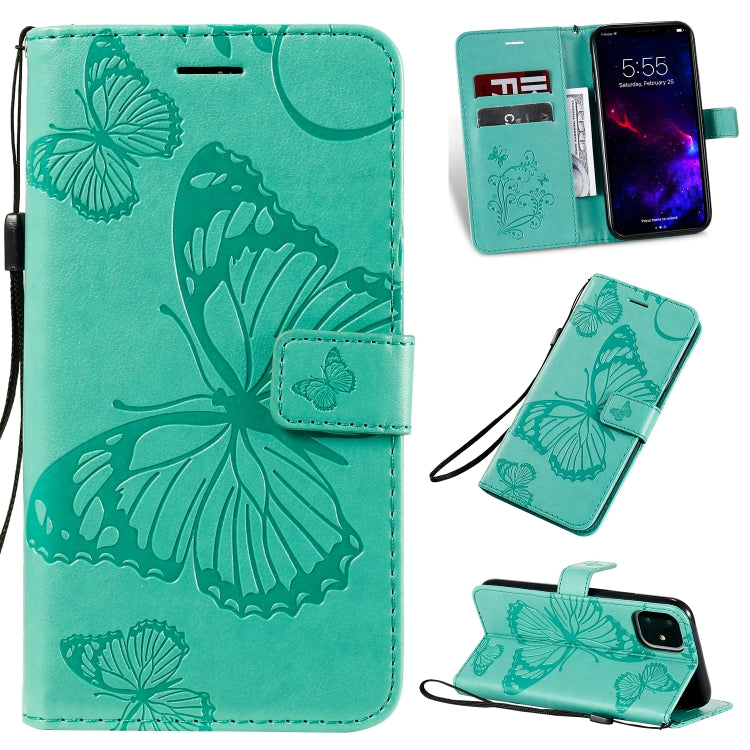 Pressed Printing Butterfly Pattern Horizontal Flip PU Leather Case with Holder & Card Slots & Wallet & Lanyard, For iPhone 11 Pro, For iPhone 11, For iPhone 11 Pro Max, For OPPO A1K / C2, For Vivo Y93 / Y91 / Y95, For Huawei P20 Lite 2019 / Nova 5i����...
