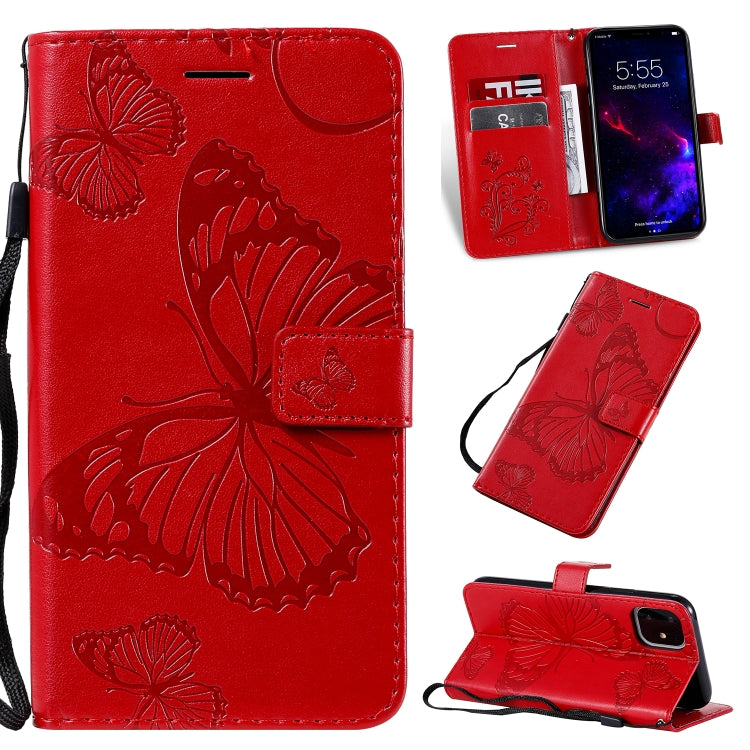 Pressed Printing Butterfly Pattern Horizontal Flip PU Leather Case with Holder & Card Slots & Wallet & Lanyard, For iPhone 11 Pro, For iPhone 11, For iPhone 11 Pro Max, For OPPO A1K / C2, For Vivo Y93 / Y91 / Y95, For Huawei P20 Lite 2019 / Nova 5i����...