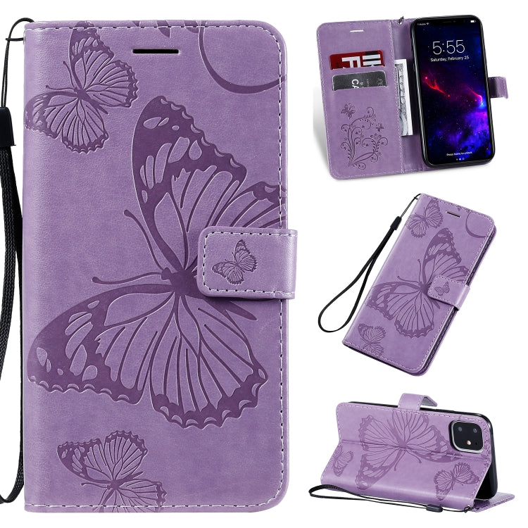 Pressed Printing Butterfly Pattern Horizontal Flip PU Leather Case with Holder & Card Slots & Wallet & Lanyard, For iPhone 11 Pro, For iPhone 11, For iPhone 11 Pro Max, For OPPO A1K / C2, For Vivo Y93 / Y91 / Y95, For Huawei P20 Lite 2019 / Nova 5i����...