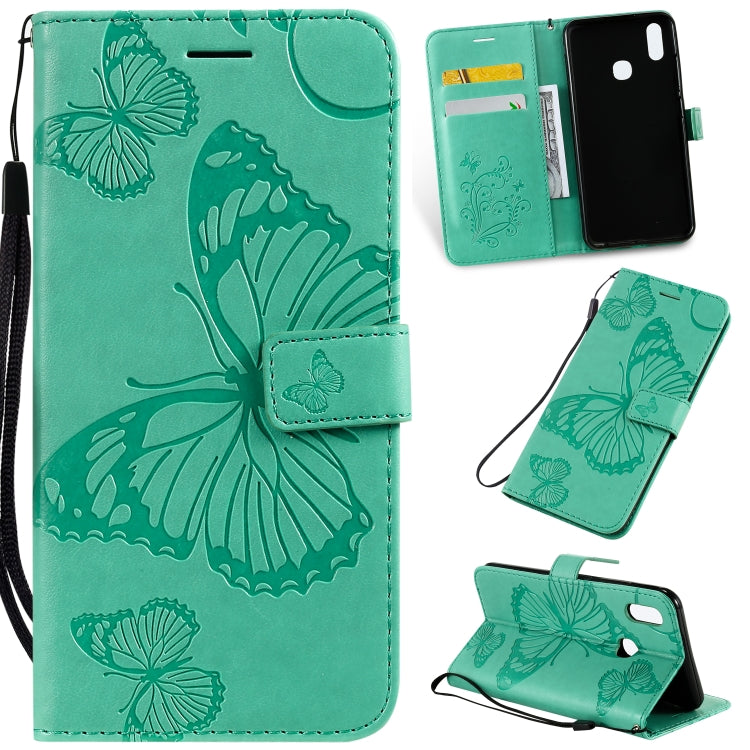 Pressed Printing Butterfly Pattern Horizontal Flip PU Leather Case with Holder & Card Slots & Wallet & Lanyard, For iPhone 11 Pro, For iPhone 11, For iPhone 11 Pro Max, For OPPO A1K / C2, For Vivo Y93 / Y91 / Y95, For Huawei P20 Lite 2019 / Nova 5i����...