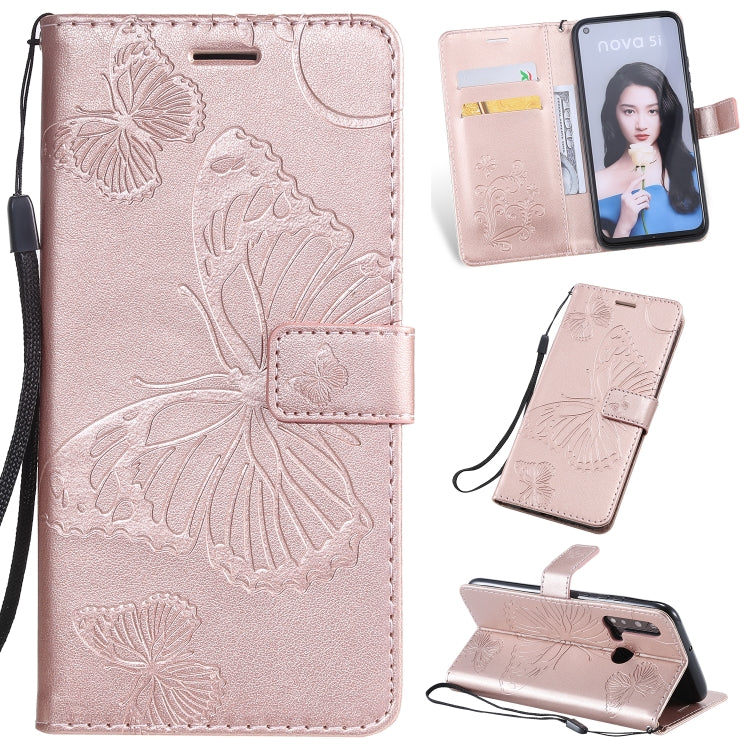Pressed Printing Butterfly Pattern Horizontal Flip PU Leather Case with Holder & Card Slots & Wallet & Lanyard, For iPhone 11 Pro, For iPhone 11, For iPhone 11 Pro Max, For OPPO A1K / C2, For Vivo Y93 / Y91 / Y95, For Huawei P20 Lite 2019 / Nova 5i����...