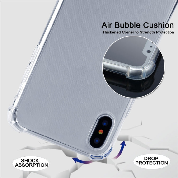 Four-Corner Anti-Fall Trasparent TPU Mobile Phone Case With Lanyard for iPhone, For iPhone 11 Pro, For iPhone 11, For iPhone 11 Pro Max