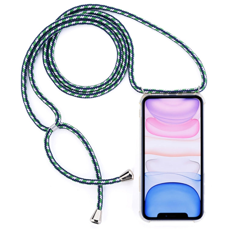 Four-Corner Anti-Fall Trasparent TPU Mobile Phone Case With Lanyard for iPhone, For iPhone 11 Pro, For iPhone 11, For iPhone 11 Pro Max