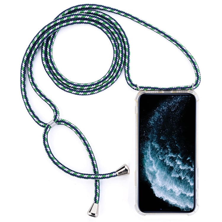Four-Corner Anti-Fall Trasparent TPU Mobile Phone Case With Lanyard for iPhone, For iPhone 11 Pro, For iPhone 11, For iPhone 11 Pro Max