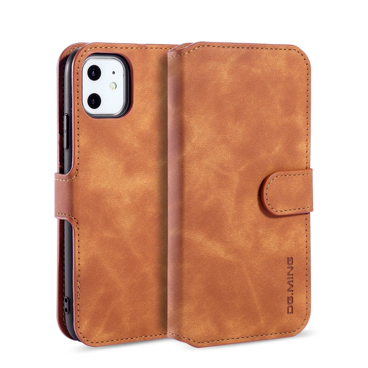 DG.MING Retro Oil Side Horizontal Flip Case with Holder & Card Slots & Wallet for iPhone, For iPhone 11 Pro (2019), For iPhone 11 (2019), For iPhone 11, For iPhone 11 Pro Max (2019), For iPhone 11 Pro Max