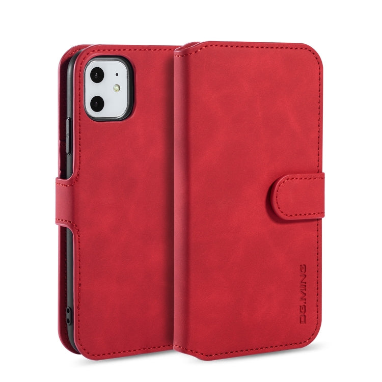DG.MING Retro Oil Side Horizontal Flip Case with Holder & Card Slots & Wallet for iPhone, For iPhone 11 Pro (2019), For iPhone 11 (2019), For iPhone 11, For iPhone 11 Pro Max (2019), For iPhone 11 Pro Max