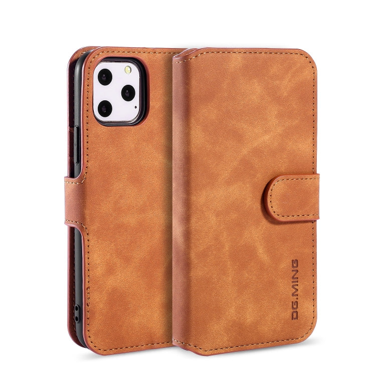 DG.MING Retro Oil Side Horizontal Flip Case with Holder & Card Slots & Wallet for iPhone, For iPhone 11 Pro (2019), For iPhone 11 (2019), For iPhone 11, For iPhone 11 Pro Max (2019), For iPhone 11 Pro Max
