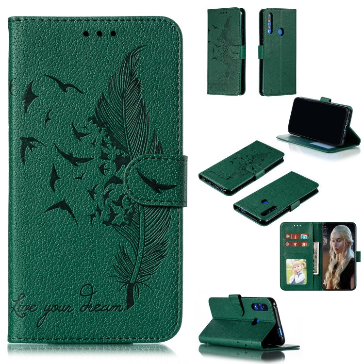 Feather Pattern Litchi Texture Horizontal Flip Leather Case with Wallet & Holder & Card Slots, For Huawei P Smart Z / Y9 Prime (2019), For Huawei P20 Lite (2019) / Nova 5i, For Huawei P30, For Huawei P30 Lite, For Huawei P30 Pro������������������������...