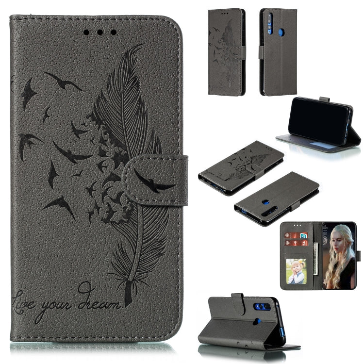 Feather Pattern Litchi Texture Horizontal Flip Leather Case with Wallet & Holder & Card Slots, For Huawei P Smart Z / Y9 Prime (2019), For Huawei P20 Lite (2019) / Nova 5i, For Huawei P30, For Huawei P30 Lite, For Huawei P30 Pro������������������������...