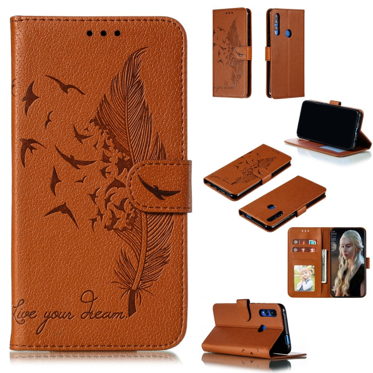 Feather Pattern Litchi Texture Horizontal Flip Leather Case with Wallet & Holder & Card Slots, For Huawei P Smart Z / Y9 Prime (2019), For Huawei P20 Lite (2019) / Nova 5i, For Huawei P30, For Huawei P30 Lite, For Huawei P30 Pro������������������������...