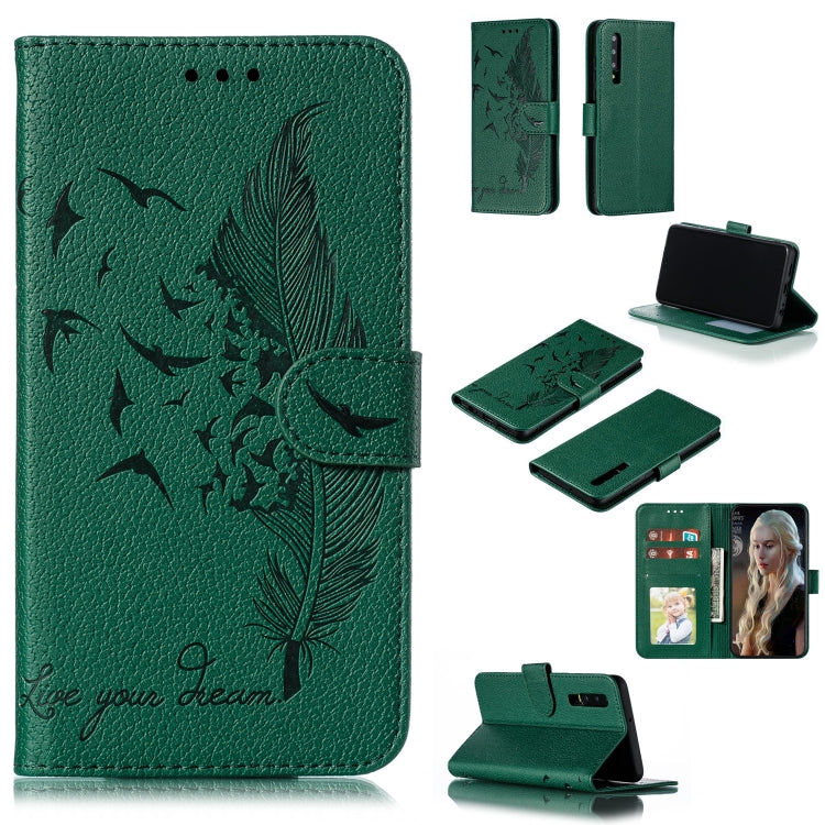 Feather Pattern Litchi Texture Horizontal Flip Leather Case with Wallet & Holder & Card Slots, For Huawei P Smart Z / Y9 Prime (2019), For Huawei P20 Lite (2019) / Nova 5i, For Huawei P30, For Huawei P30 Lite, For Huawei P30 Pro������������������������...
