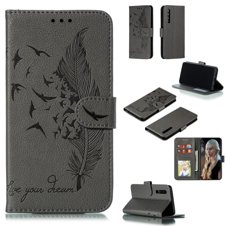 Feather Pattern Litchi Texture Horizontal Flip Leather Case with Wallet & Holder & Card Slots, For Huawei P Smart Z / Y9 Prime (2019), For Huawei P20 Lite (2019) / Nova 5i, For Huawei P30, For Huawei P30 Lite, For Huawei P30 Pro������������������������...