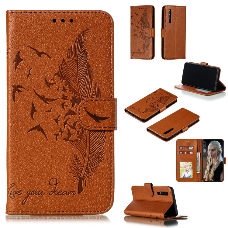 Feather Pattern Litchi Texture Horizontal Flip Leather Case with Wallet & Holder & Card Slots, For Huawei P Smart Z / Y9 Prime (2019), For Huawei P20 Lite (2019) / Nova 5i, For Huawei P30, For Huawei P30 Lite, For Huawei P30 Pro������������������������...