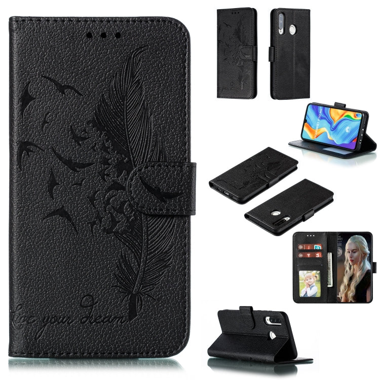 Feather Pattern Litchi Texture Horizontal Flip Leather Case with Wallet & Holder & Card Slots, For Huawei P Smart Z / Y9 Prime (2019), For Huawei P20 Lite (2019) / Nova 5i, For Huawei P30, For Huawei P30 Lite, For Huawei P30 Pro������������������������...