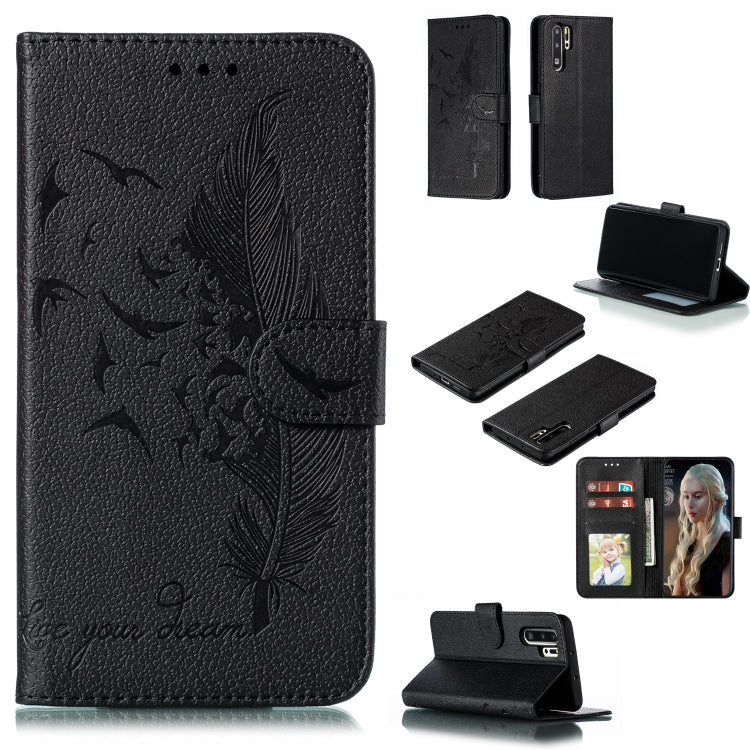 Feather Pattern Litchi Texture Horizontal Flip Leather Case with Wallet & Holder & Card Slots, For Huawei P Smart Z / Y9 Prime (2019), For Huawei P20 Lite (2019) / Nova 5i, For Huawei P30, For Huawei P30 Lite, For Huawei P30 Pro������������������������...