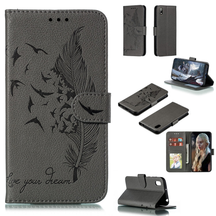 Feather Pattern Litchi Texture Horizontal Flip Leather Case with Wallet & Holder & Card Slots, For Huawei P Smart Z / Y9 Prime (2019), For Huawei P20 Lite (2019) / Nova 5i, For Huawei P30, For Huawei P30 Lite, For Huawei P30 Pro������������������������...