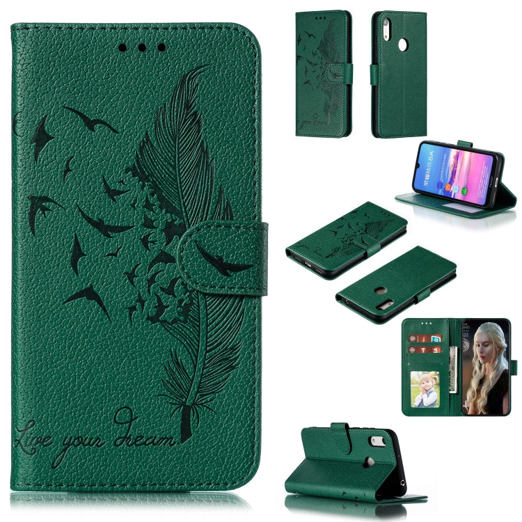 Feather Pattern Litchi Texture Horizontal Flip Leather Case with Wallet & Holder & Card Slots, For Huawei P Smart Z / Y9 Prime (2019), For Huawei P20 Lite (2019) / Nova 5i, For Huawei P30, For Huawei P30 Lite, For Huawei P30 Pro������������������������...