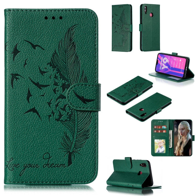 Feather Pattern Litchi Texture Horizontal Flip Leather Case with Wallet & Holder & Card Slots, For Huawei P Smart Z / Y9 Prime (2019), For Huawei P20 Lite (2019) / Nova 5i, For Huawei P30, For Huawei P30 Lite, For Huawei P30 Pro������������������������...