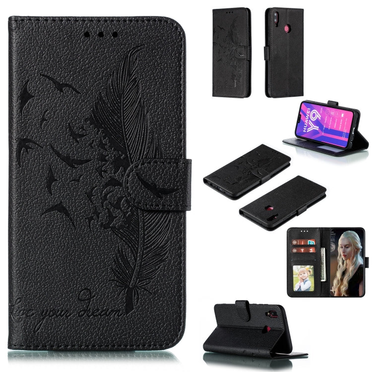 Feather Pattern Litchi Texture Horizontal Flip Leather Case with Wallet & Holder & Card Slots, For Huawei P Smart Z / Y9 Prime (2019), For Huawei P20 Lite (2019) / Nova 5i, For Huawei P30, For Huawei P30 Lite, For Huawei P30 Pro������������������������...