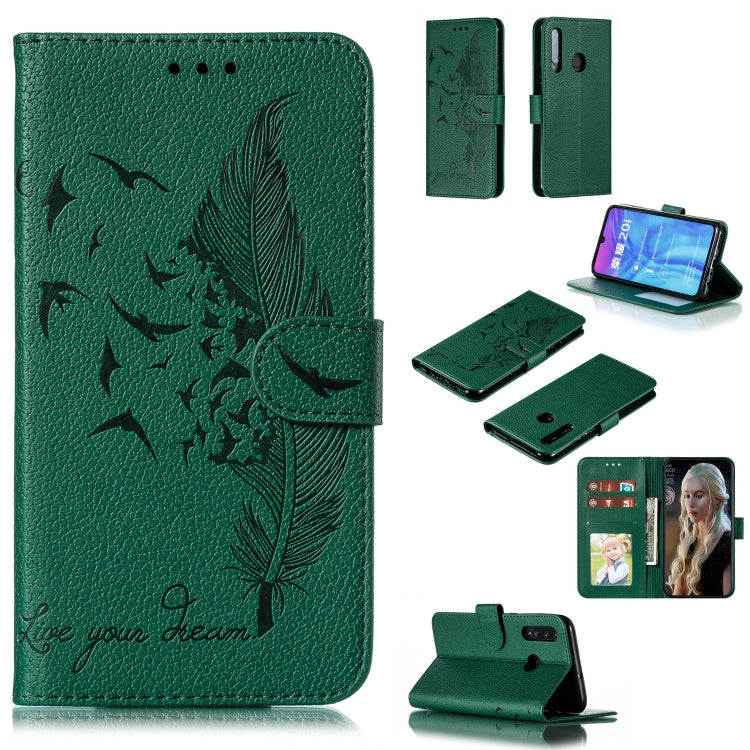 Feather Pattern Litchi Texture Horizontal Flip Leather Case with Wallet & Holder & Card Slots, For Huawei P Smart Z / Y9 Prime (2019), For Huawei P20 Lite (2019) / Nova 5i, For Huawei P30, For Huawei P30 Lite, For Huawei P30 Pro������������������������...