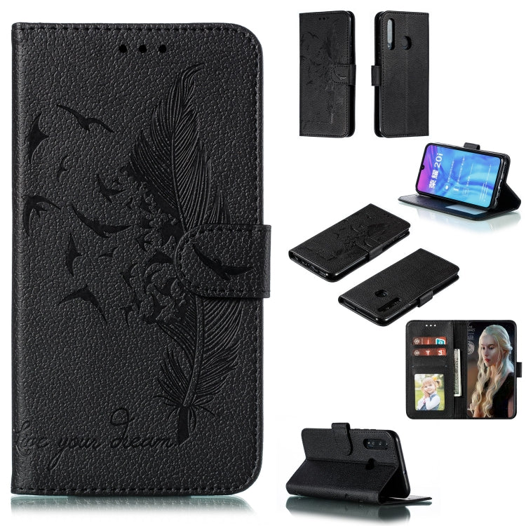 Feather Pattern Litchi Texture Horizontal Flip Leather Case with Wallet & Holder & Card Slots, For Huawei P Smart Z / Y9 Prime (2019), For Huawei P20 Lite (2019) / Nova 5i, For Huawei P30, For Huawei P30 Lite, For Huawei P30 Pro������������������������...