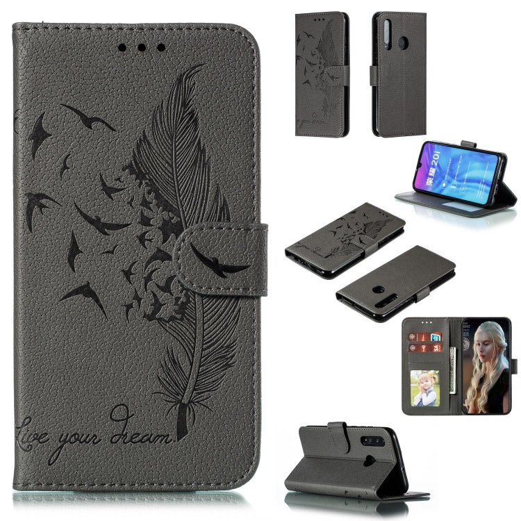 Feather Pattern Litchi Texture Horizontal Flip Leather Case with Wallet & Holder & Card Slots, For Huawei P Smart Z / Y9 Prime (2019), For Huawei P20 Lite (2019) / Nova 5i, For Huawei P30, For Huawei P30 Lite, For Huawei P30 Pro������������������������...