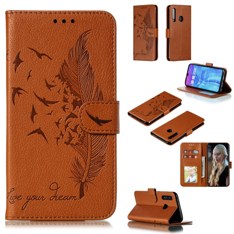 Feather Pattern Litchi Texture Horizontal Flip Leather Case with Wallet & Holder & Card Slots, For Huawei P Smart Z / Y9 Prime (2019), For Huawei P20 Lite (2019) / Nova 5i, For Huawei P30, For Huawei P30 Lite, For Huawei P30 Pro������������������������...