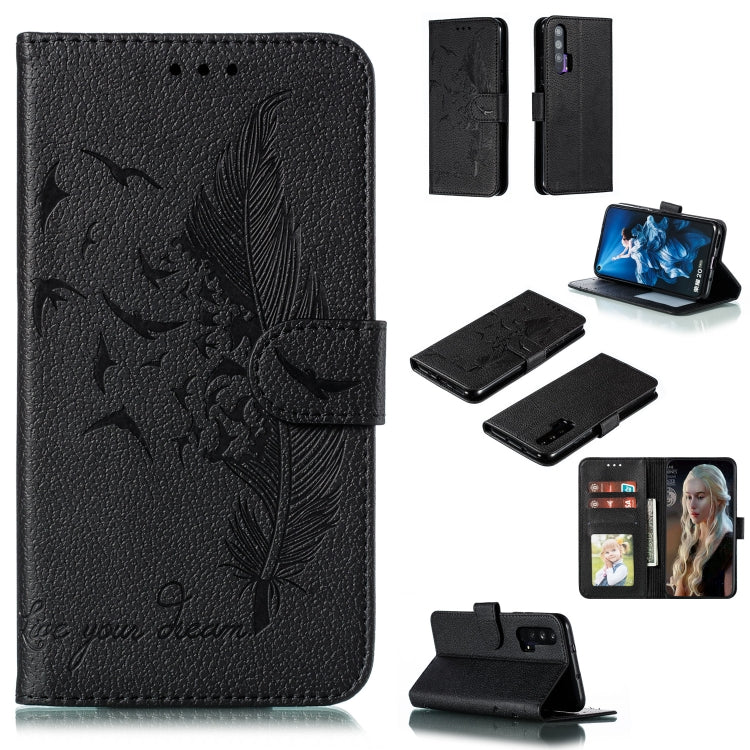 Feather Pattern Litchi Texture Horizontal Flip Leather Case with Wallet & Holder & Card Slots, For Huawei P Smart Z / Y9 Prime (2019), For Huawei P20 Lite (2019) / Nova 5i, For Huawei P30, For Huawei P30 Lite, For Huawei P30 Pro������������������������...