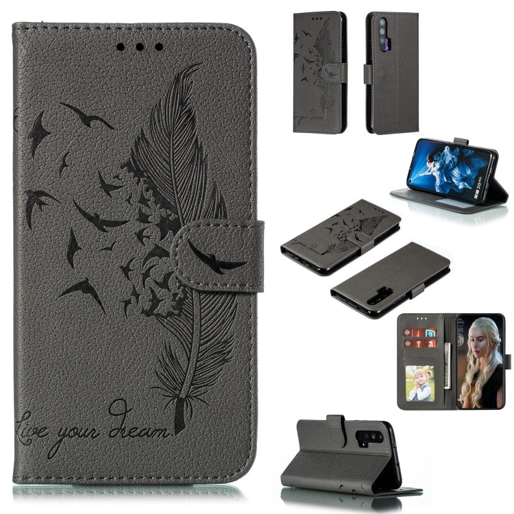 Feather Pattern Litchi Texture Horizontal Flip Leather Case with Wallet & Holder & Card Slots, For Huawei P Smart Z / Y9 Prime (2019), For Huawei P20 Lite (2019) / Nova 5i, For Huawei P30, For Huawei P30 Lite, For Huawei P30 Pro������������������������...