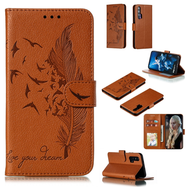 Feather Pattern Litchi Texture Horizontal Flip Leather Case with Wallet & Holder & Card Slots, For Huawei P Smart Z / Y9 Prime (2019), For Huawei P20 Lite (2019) / Nova 5i, For Huawei P30, For Huawei P30 Lite, For Huawei P30 Pro������������������������...